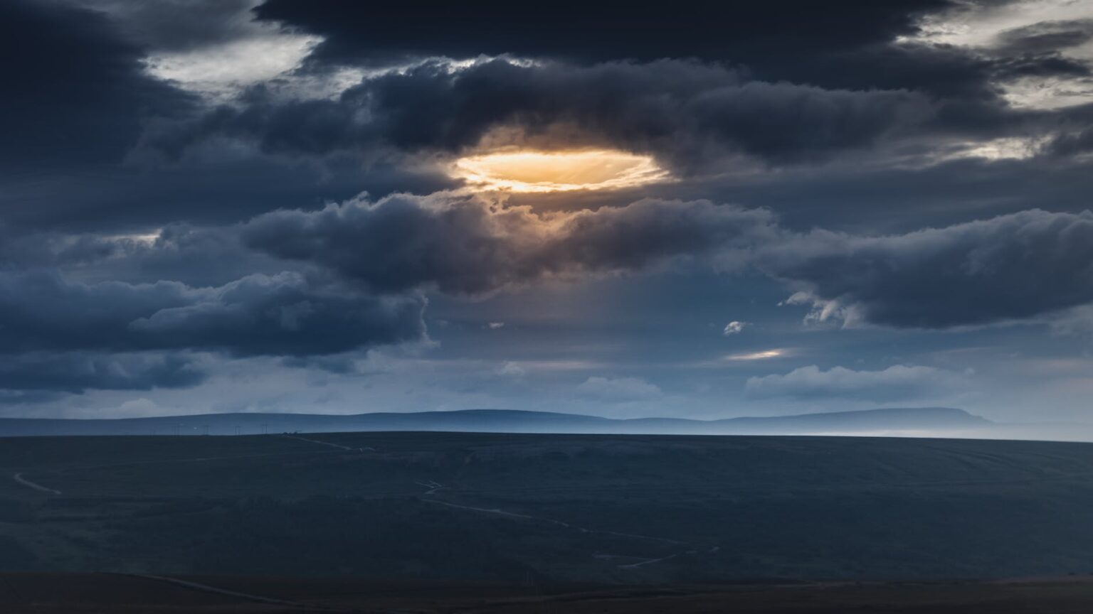 iceland light road dawn